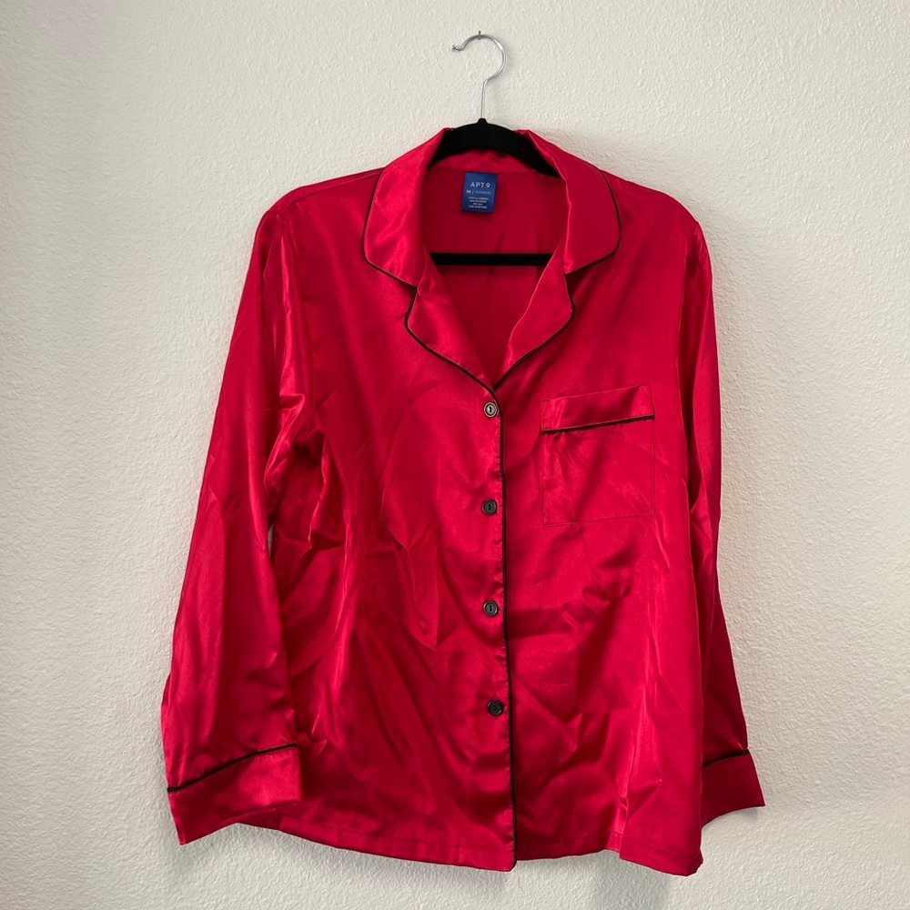 Red Satin Pajamas